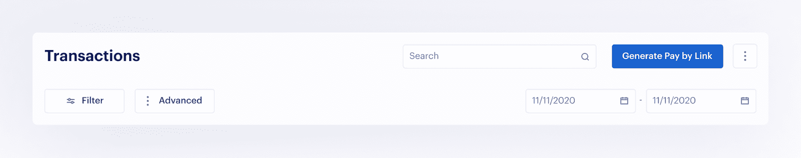 Generate Pay by Link button in Fuzebox