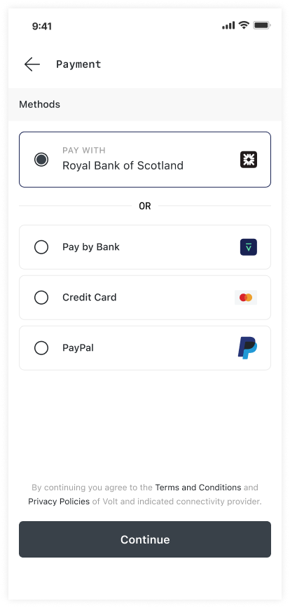 Returning shopper screenshot