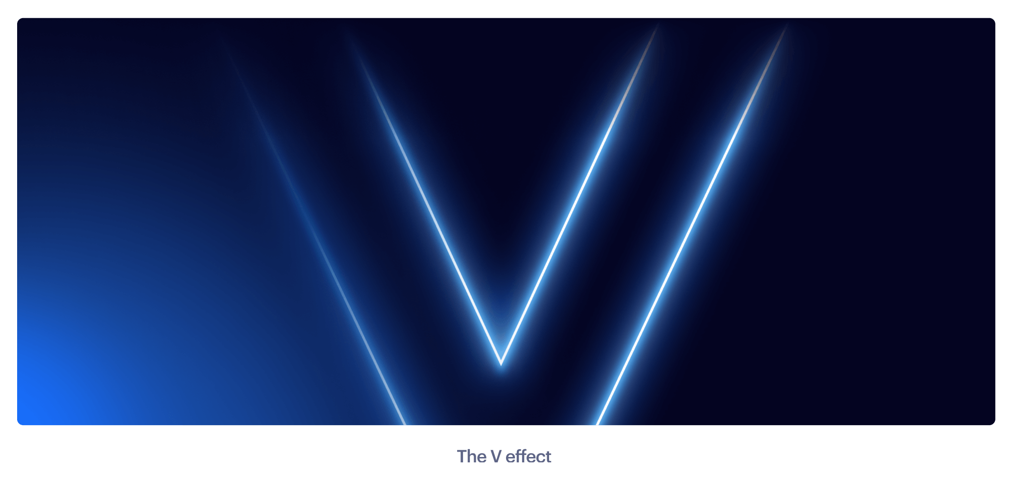 V Illustration effect