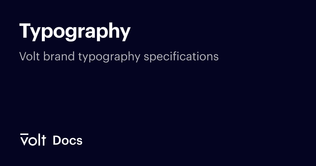 Typography