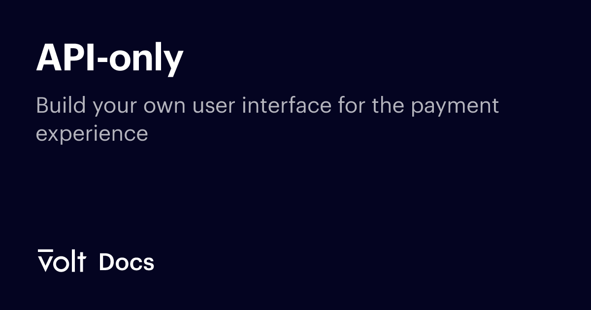 API-only