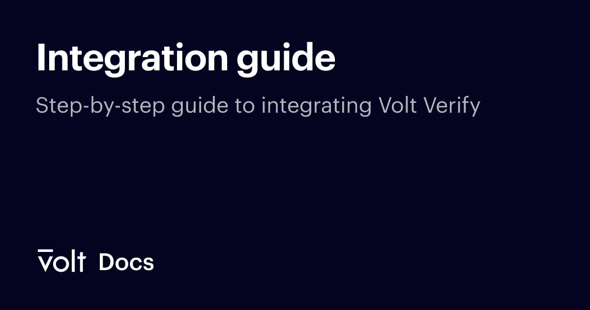 Integration guide